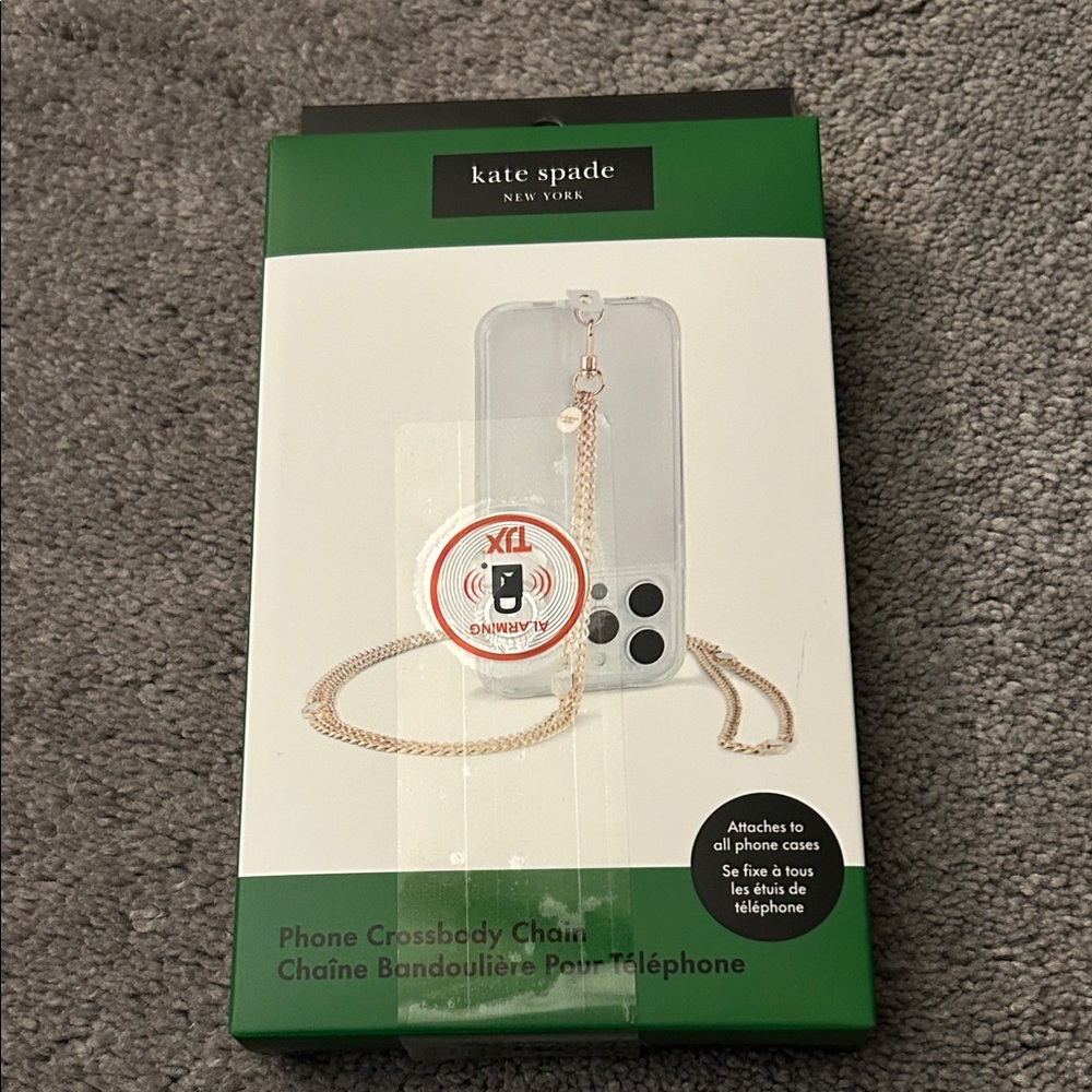 Kate Spade Gold Phone Crossbody Chain